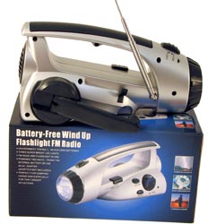 hand crank flashlight