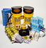 survival kits, 72 hour kits, 3 day survival kits, office emergency kits for 5, 10, 20 people, 2 person emergency survival kits, 3 person support kits, family group support units, the super ark, emergency automobile kits, C.E.R.T supplies, emergency communication, emergency evacuation and fire, trauma kits and supplies, emergency food ratio, emergency drinking water and accesories, emergency lighting and heating, sanitary supplies, emergency shelter, emergency storage items, search and rescue supplies, triage kits and more. 