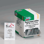 SUNX&reg; sunscreen pouch, SPF 30, 7.5ml - 50 per box 