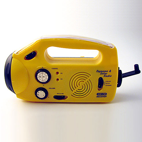 AM / FM Radio-Siren-Flashlight