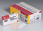 2"x4" Curad&reg; Elbow & knee plastic bandage - 5 per box, tray of 10 boxes 