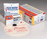 Rescue Breather CPR one-way valve faceshield, 10 bx