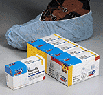 Disposable shoe covers, 5 bx