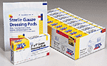 3"x3" Gauze dressing pad, 10 bx