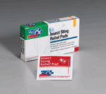 Insect sting relief pad