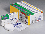 Sterile, oval, gauze eye pad, 10 bx