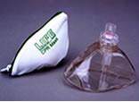 LIFE&reg; CPR Mask in nylon zip-bag with belt loop