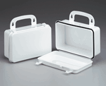 10 Unit, Polypropylene w/Gasket & Handle Hanger, 7-11/16"x4-9/16"x2-3/8" -1 each