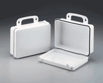 16 Unit, Polypropylene w/Gasket & Handle Hanger, 9-1/16"x6-5/16"x2-3/8" - 1 each 